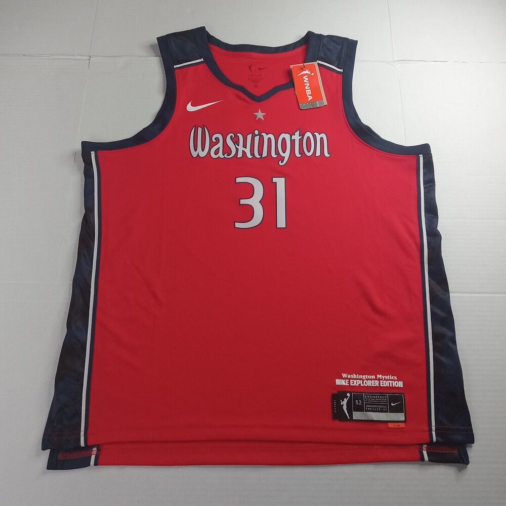 Nike WNBA Washington Mystics Tina Charles No. 31 Jersey Women's XL XLarge Red